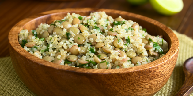 Curried Lentil & Quinoa Salad