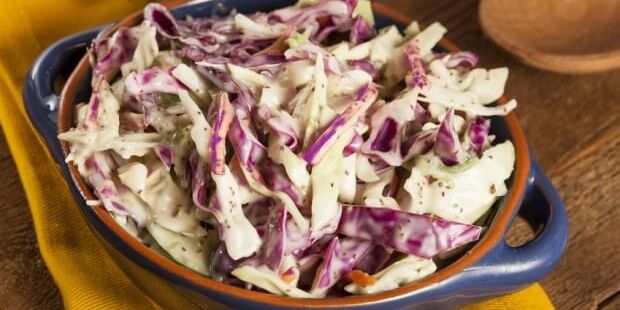 No-Sugar Candida Coleslaw