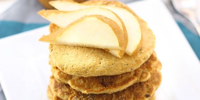 Gluten-Free Ginger Pear Pancakes