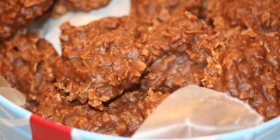 No Bake Chocolate Oatmeal Cookies