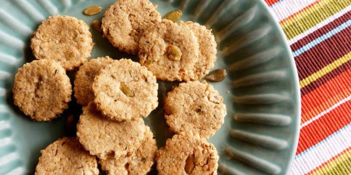 Pumpkin Seed Oat Biscuits