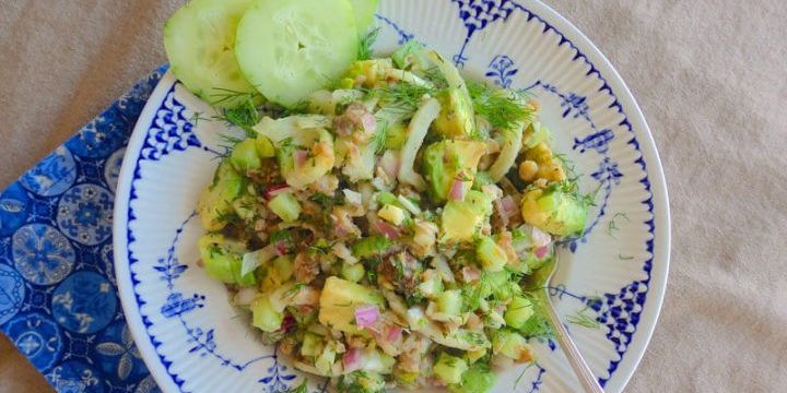 Cool Sardine Salad (Kiki's simple version)