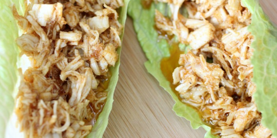 Keto Pulled Chicken Wraps