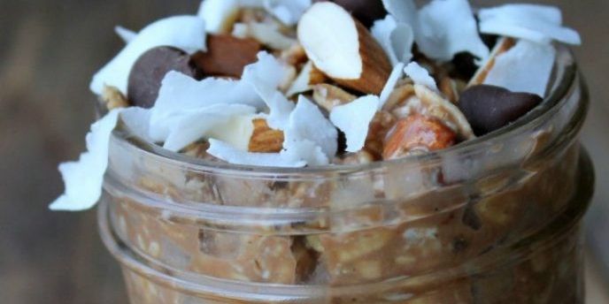 Almond Joy Overnight Oats