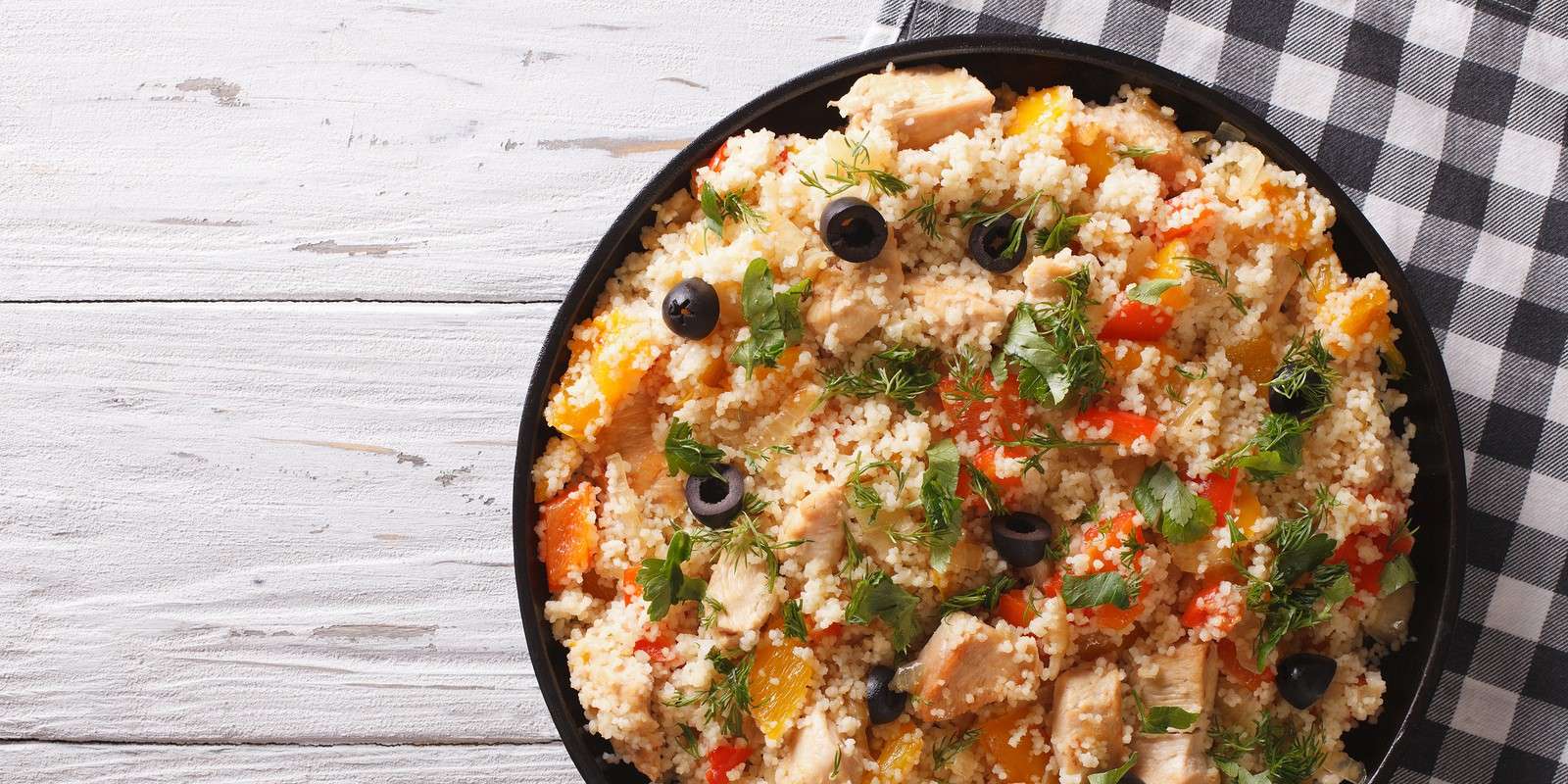 Chicken and Couscous Skillet Dinner