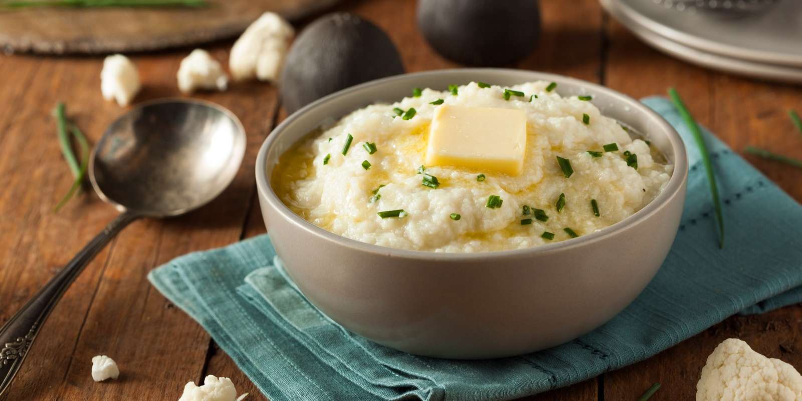 Mashed Cauliflower with Bone Broth