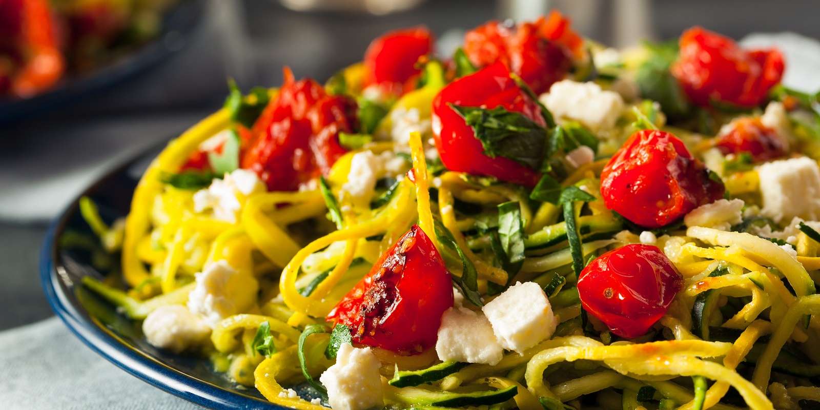 Zucchini Pasta with Sundried Tomatoes