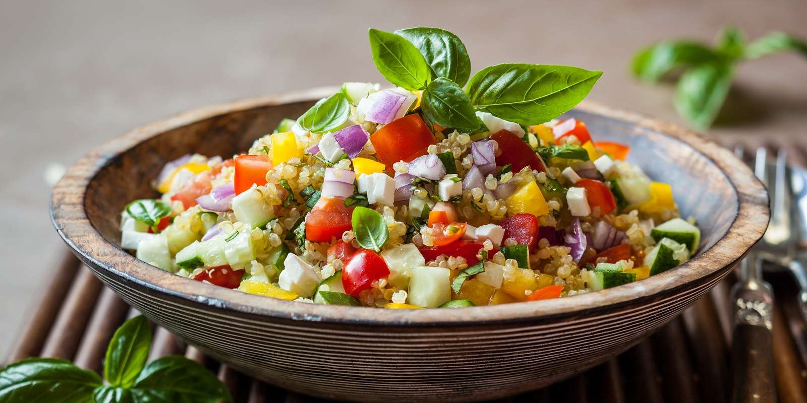 Quinoa, Fruit & Lentil Salad 