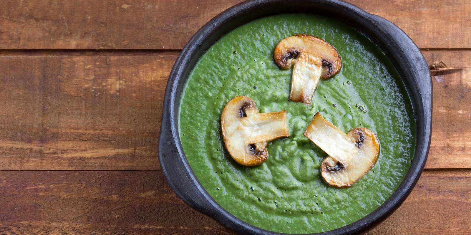 Healing Spinach Mushroom Soup