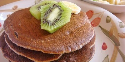 Vegan Sugar Free Banana Buckwheat Pancakes