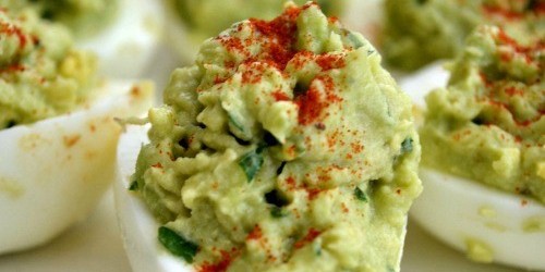 Deviled Avocado Eggs