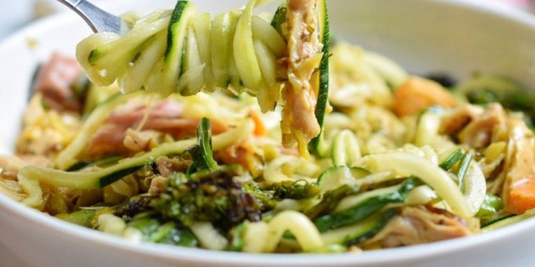 "Cheesy" Chicken & Zoodles
