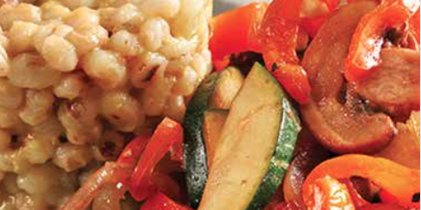 Barley with Caramelized Vegetables