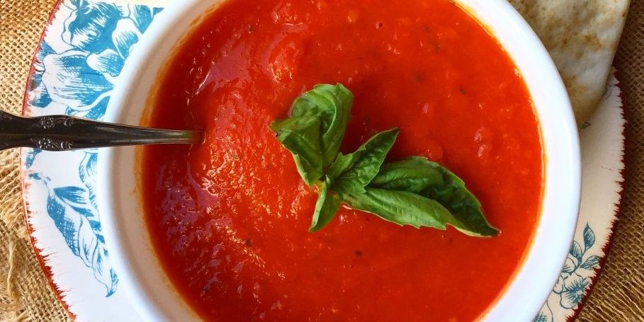 Roasted Red Pepper and Tomato Soup