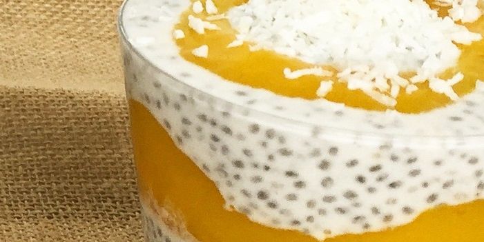 Mango Chia Seed Pudding