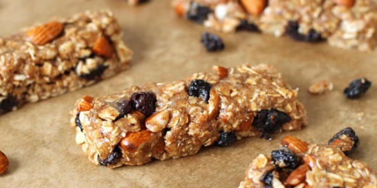 Almond Blueberry Granola Bars