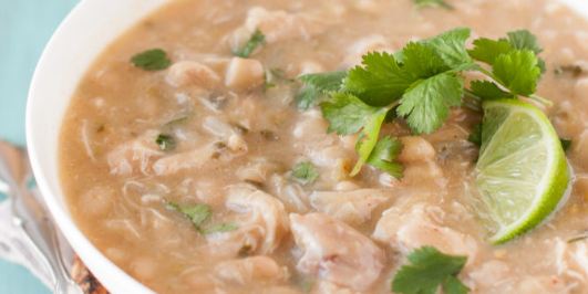 Slow Cooker White Chicken Chilli