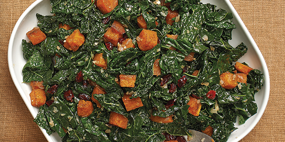 Butternut Squash, Kale & Dried Cranberries Delight