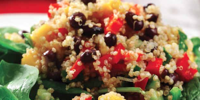 Quinoa, Black Bean & Mango Salad