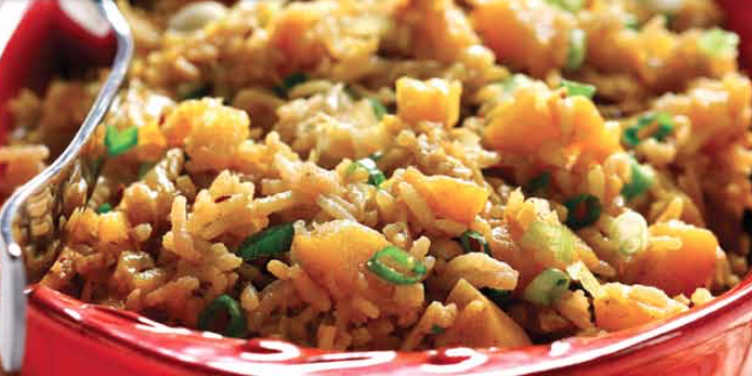 Basmati Rice with Cumin-Flavoured Squash