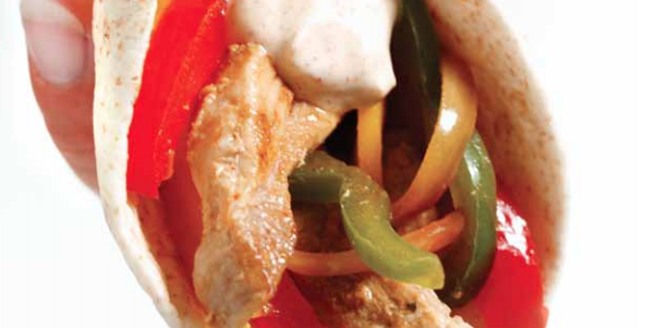 Pork Fajitas with Mango