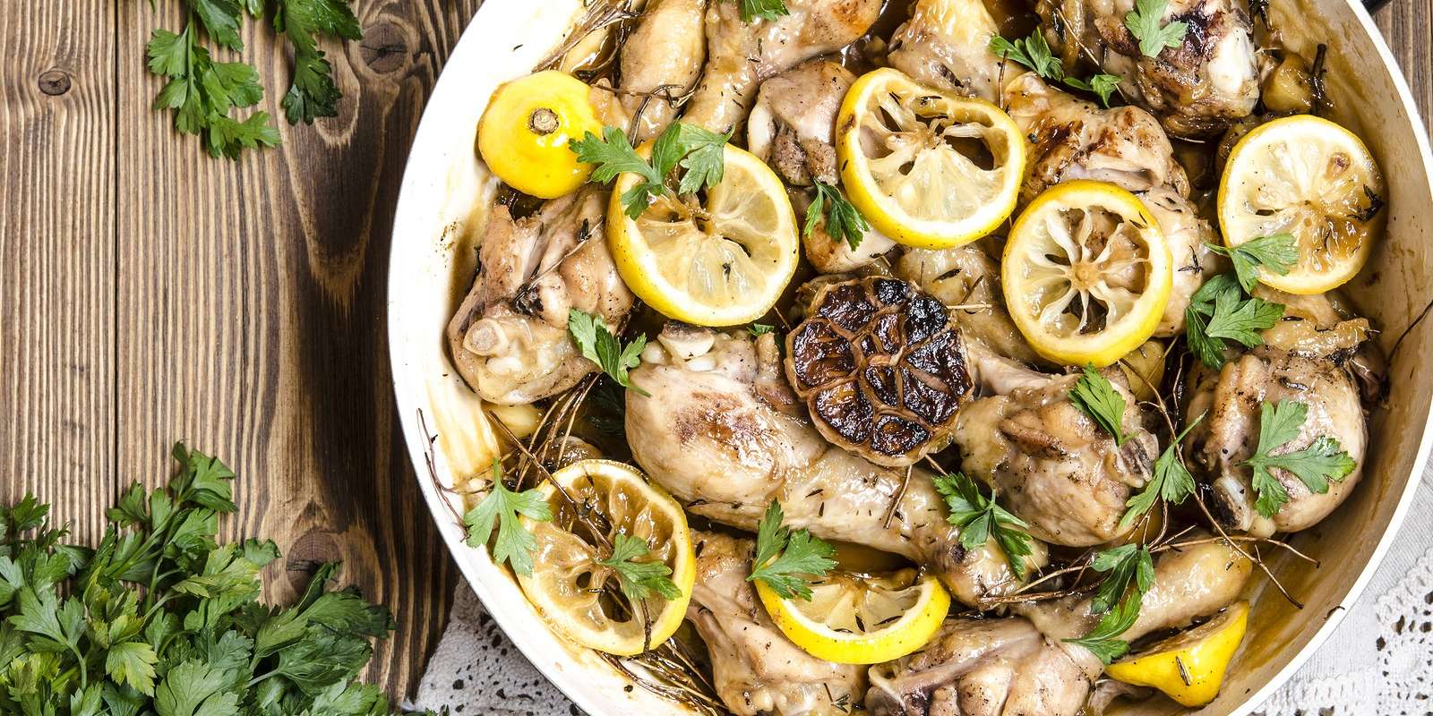 Chicken with Sauteéd Onions and Lemon