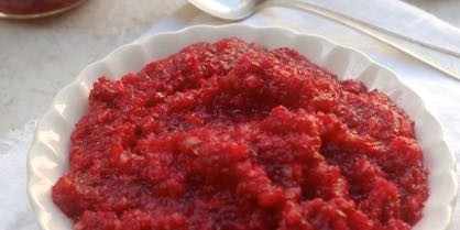Fresh & Easy No Cook Cranberry Relish