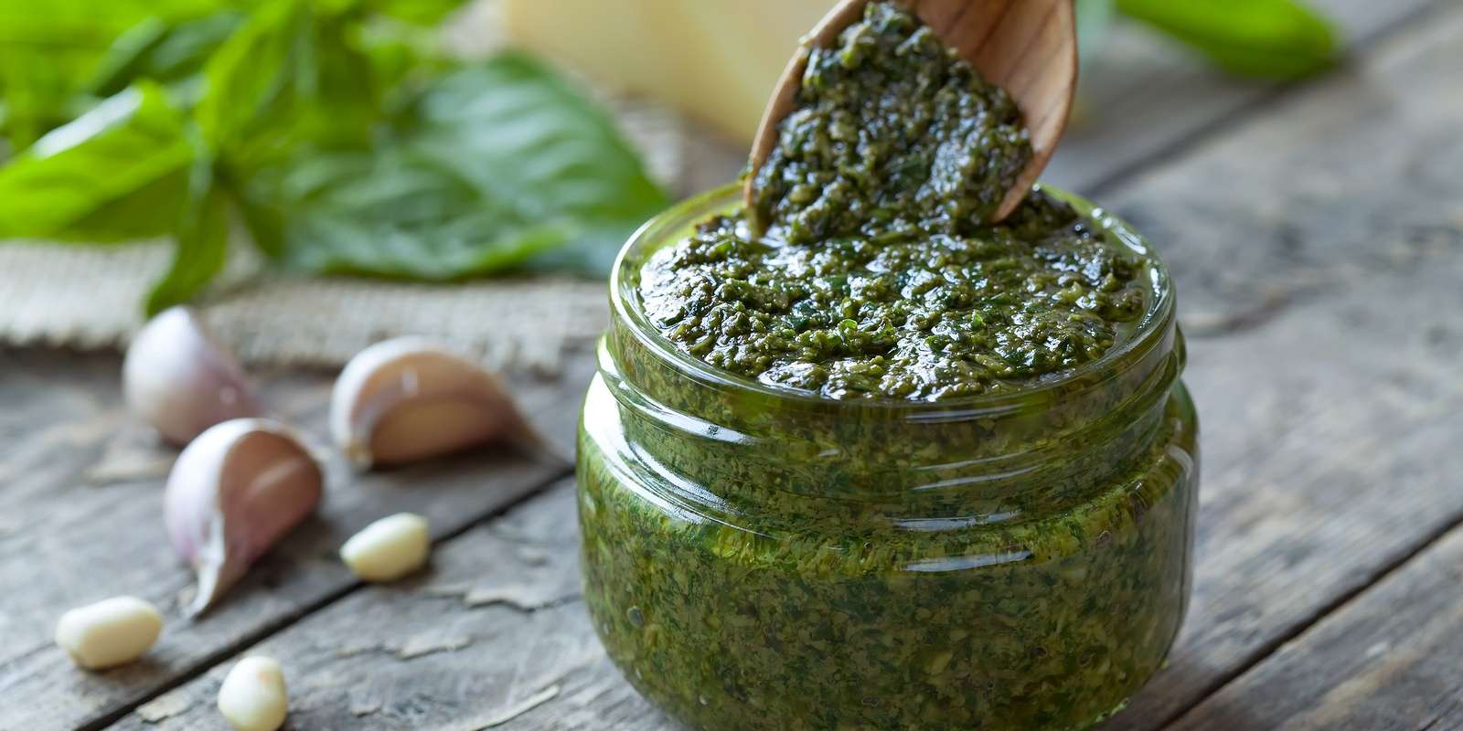 Basil or Cilantro Pesto