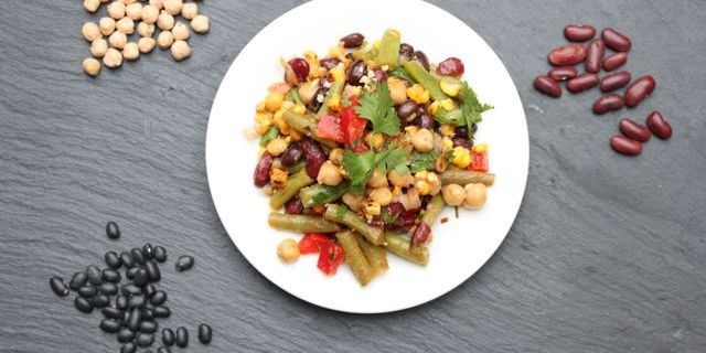 Charred Corn and Mexican Bean Salad