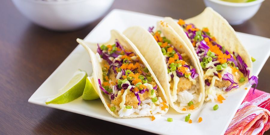 EASY Fish Tacos with Cilantro Slaw