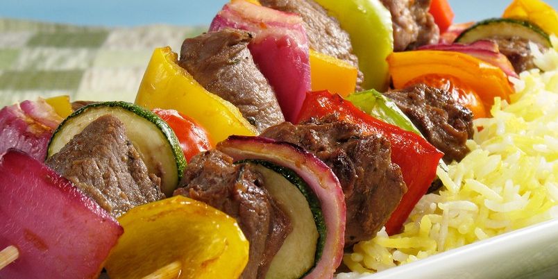 EASY Mojo Steak Kabobs