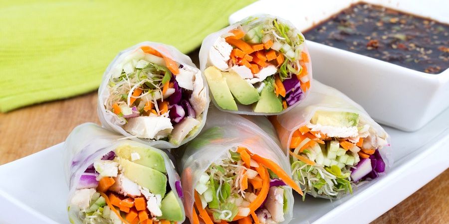 Tofu or Chicken Moo Shu Wraps