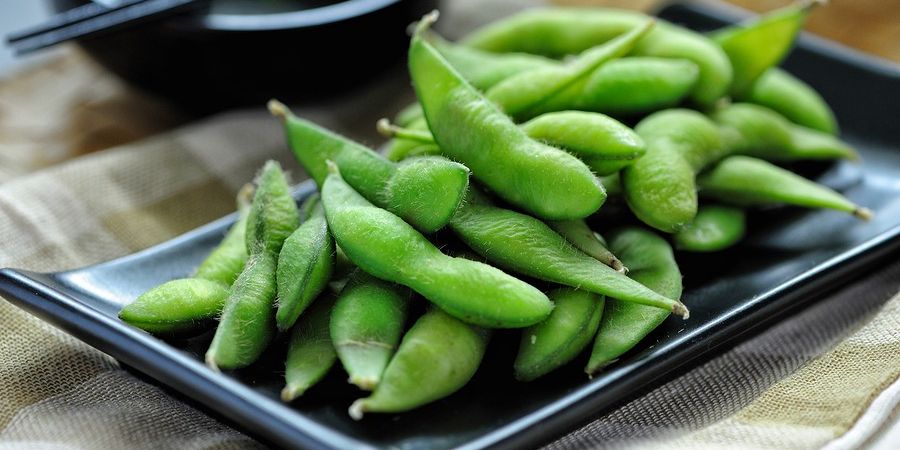 Edamame & Raspberries