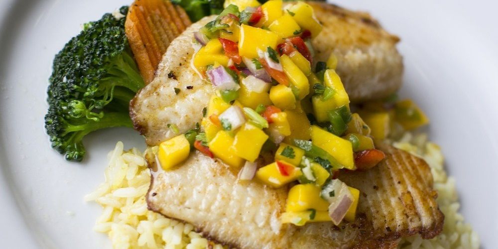 EASY Pineapple Salsa Cat Fish Fillets