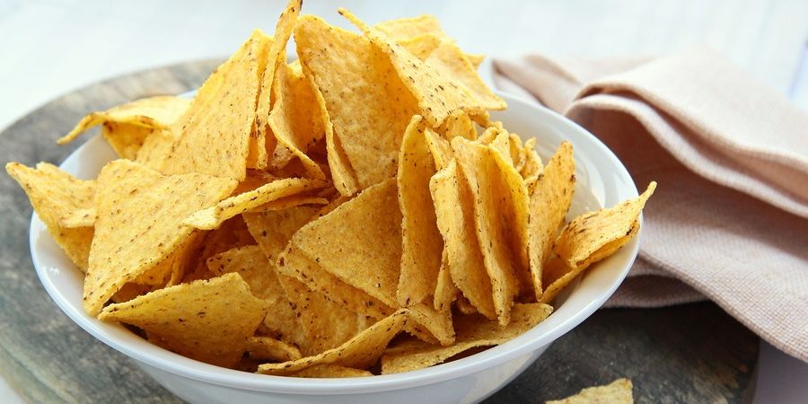 Healthy Baked Corn Tortilla Chips