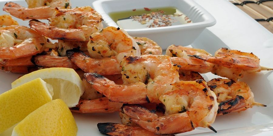 Grilled Mustard Shrimp