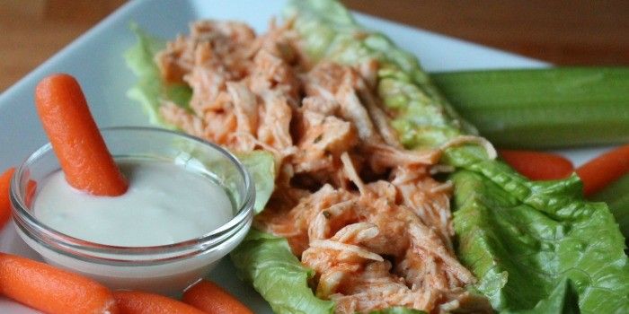 Slow Cooker Buffalo Shredded Chicken