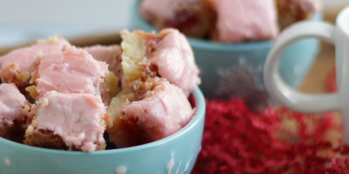 Cherry Shortbread Squares