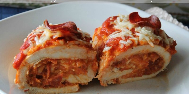 Pizza Stuffed Chicken Breasts