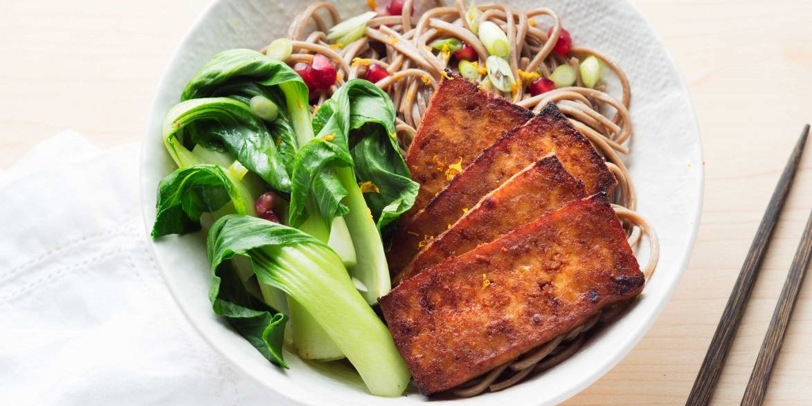 Orange-Cayenne Tofu Bowl