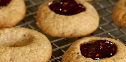 Nut Butter and Jam Cookies