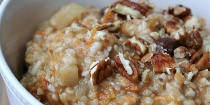 Slow Cooker Morning Glory Steel Cut Oats