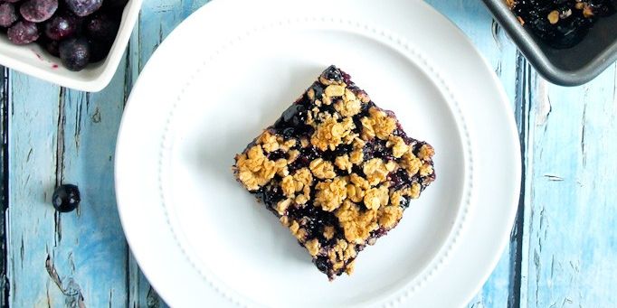 Blueberry Oat Bars