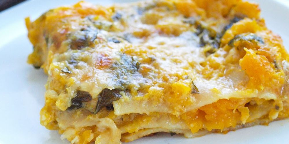 Butternut Squash and Kale Lasagna