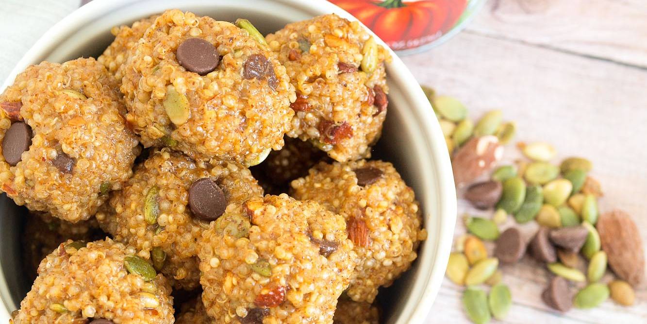 Pumpkin Spice Quinoa Snack Balls