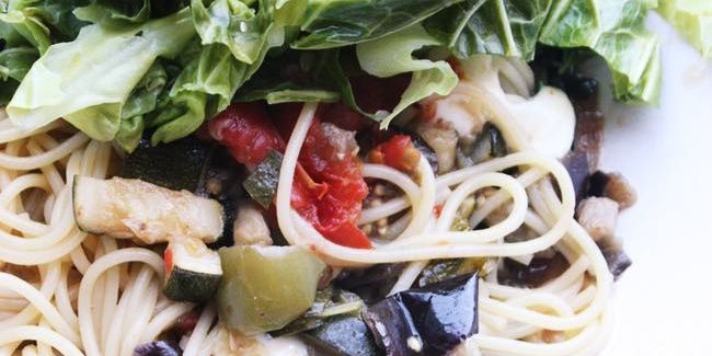 Roasted Vegetables Pasta