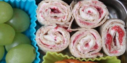 Cream Cheese & Chia Jam Rolls 