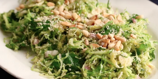 Shaved Brussels Sprouts Salad