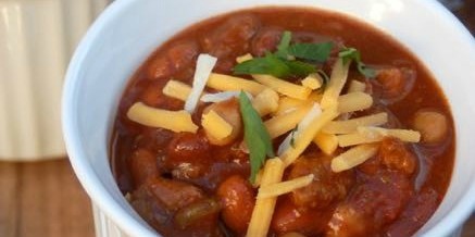 Slow Cooker 3 Bean Turkey Chili