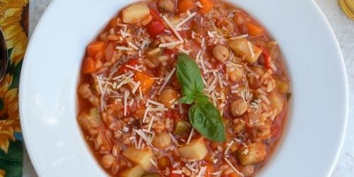 Slow Cooker Summer Vegetable Soup
